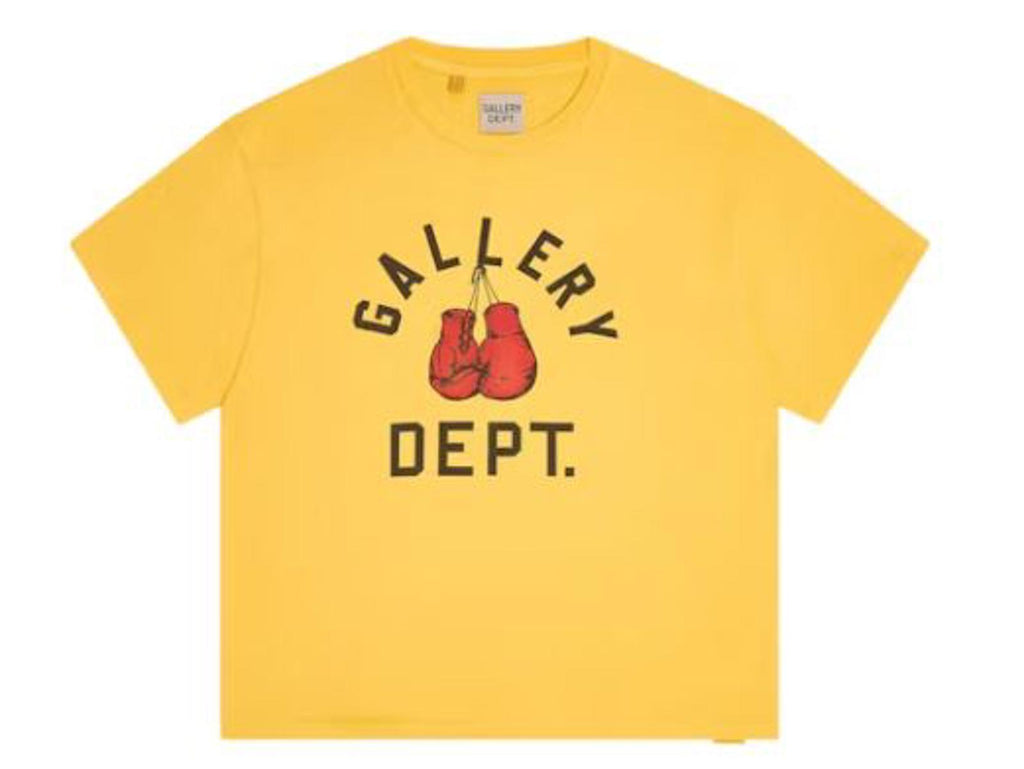 Gallery Dept. Men's Yellow Boxing Glove Graphic Tee - XL