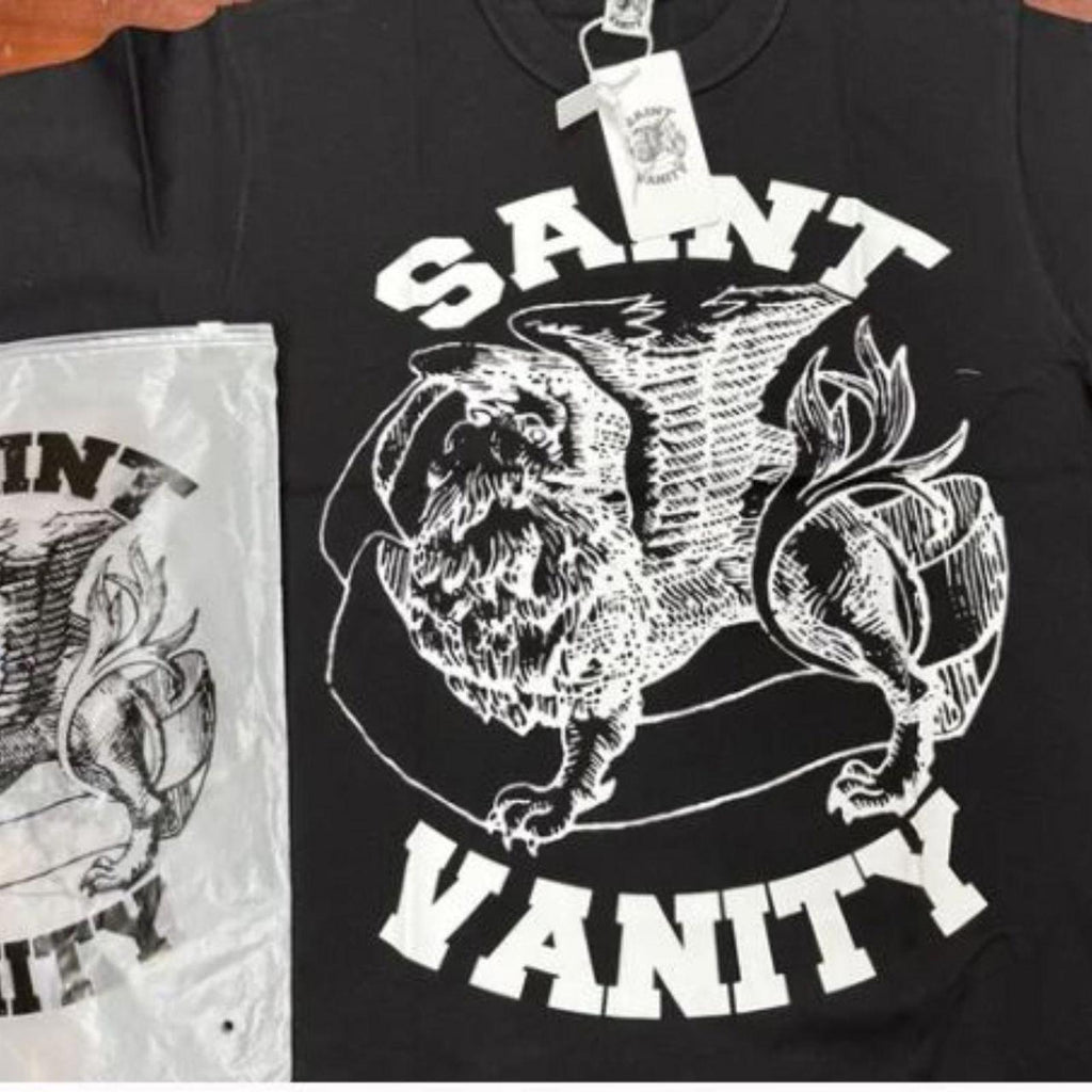 Saint Vanity Black Graphic Tee - Small