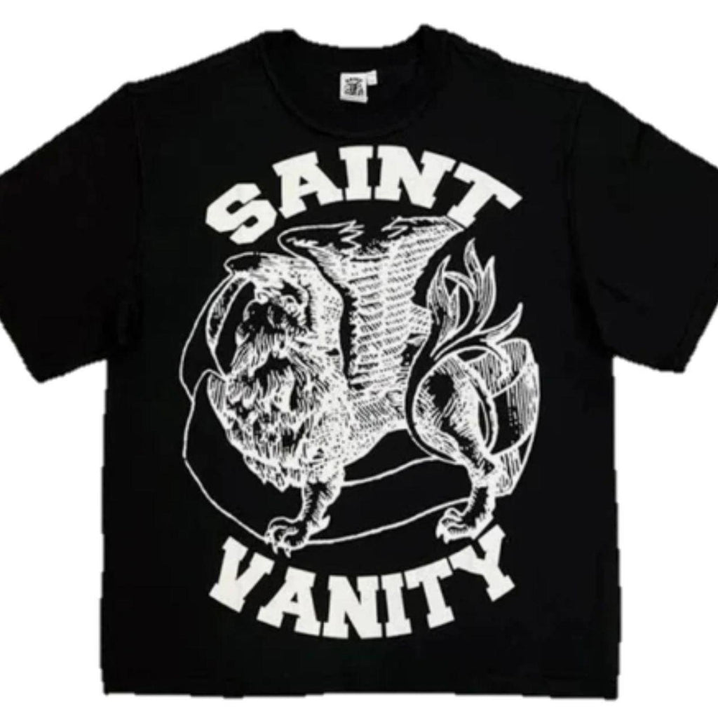 Saint Vanity Black Graphic Tee - Medium