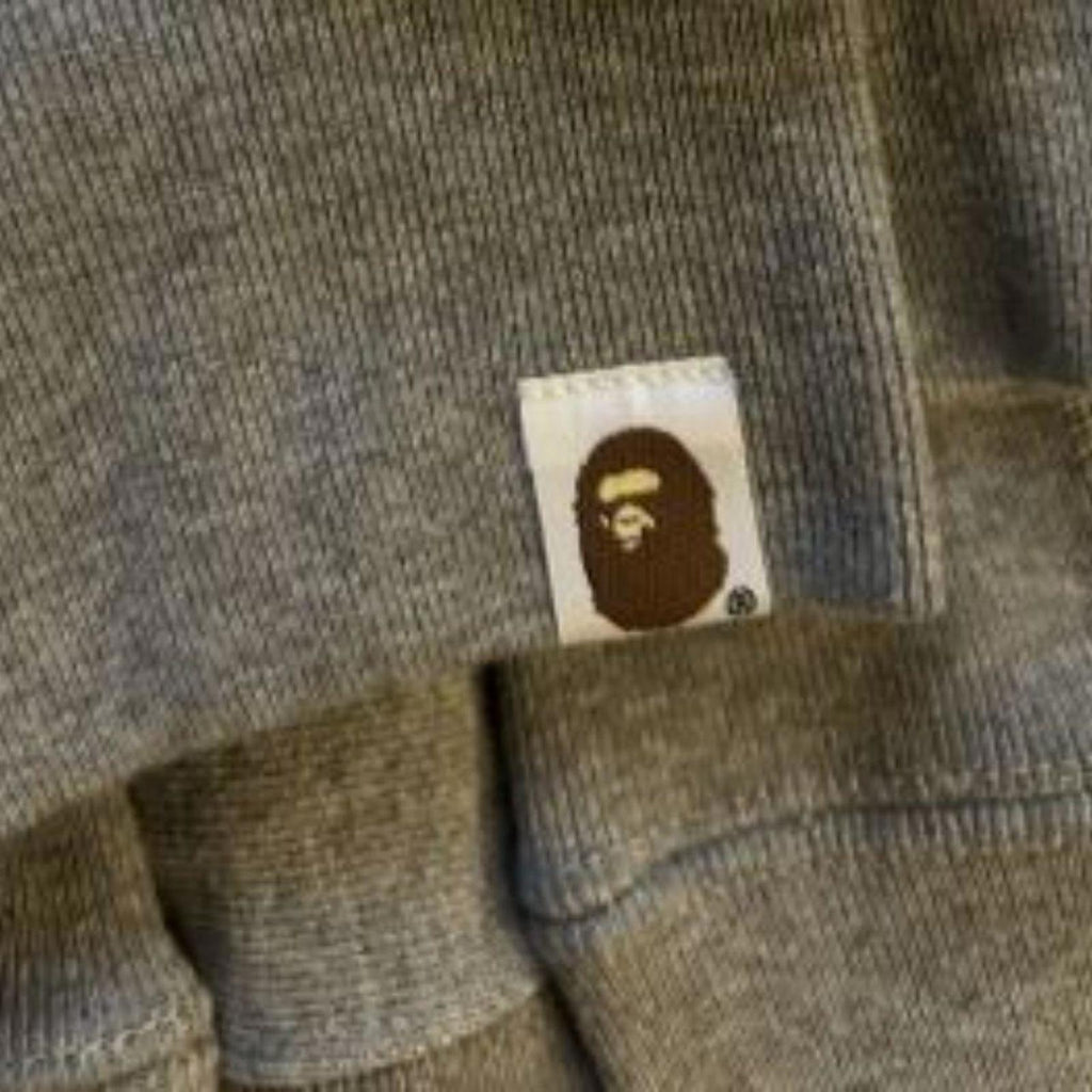 BAPE Grey Shark Full Zip Hoodie - XXL