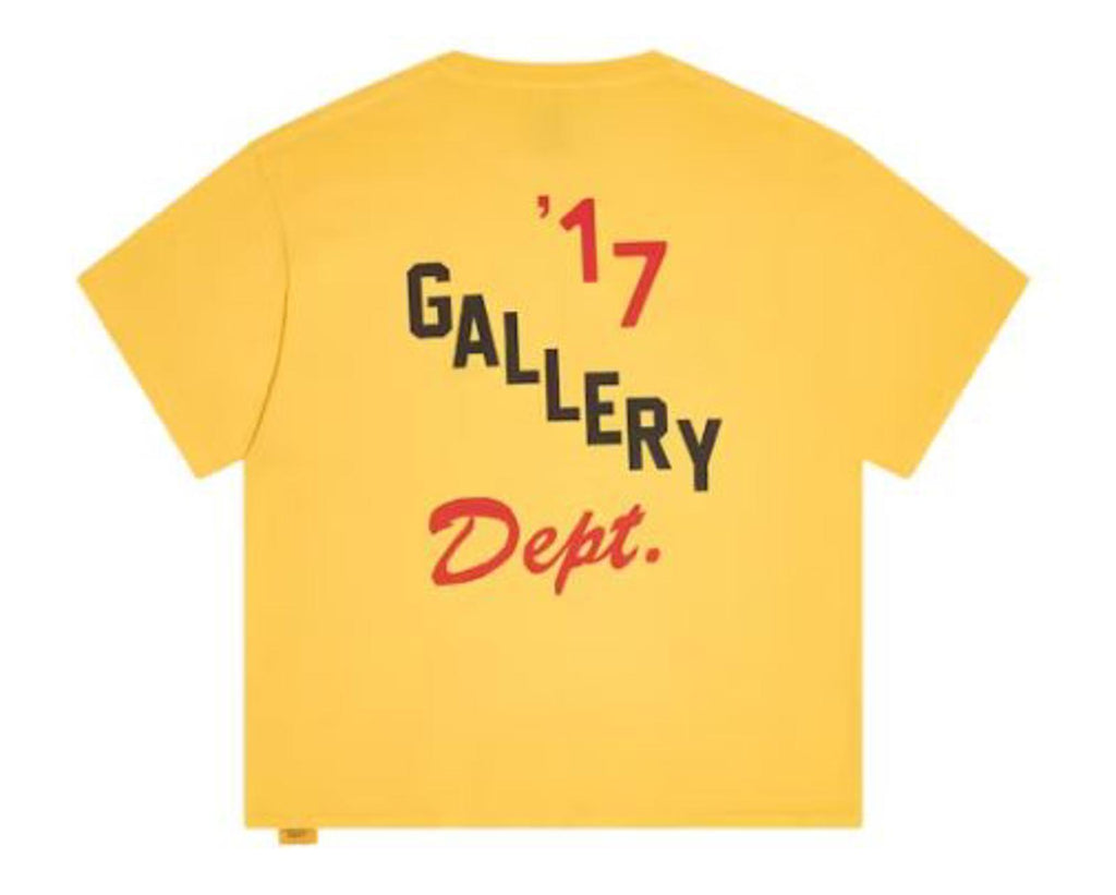 Gallery Dept. Men's Yellow Boxing Glove Graphic Tee - XL