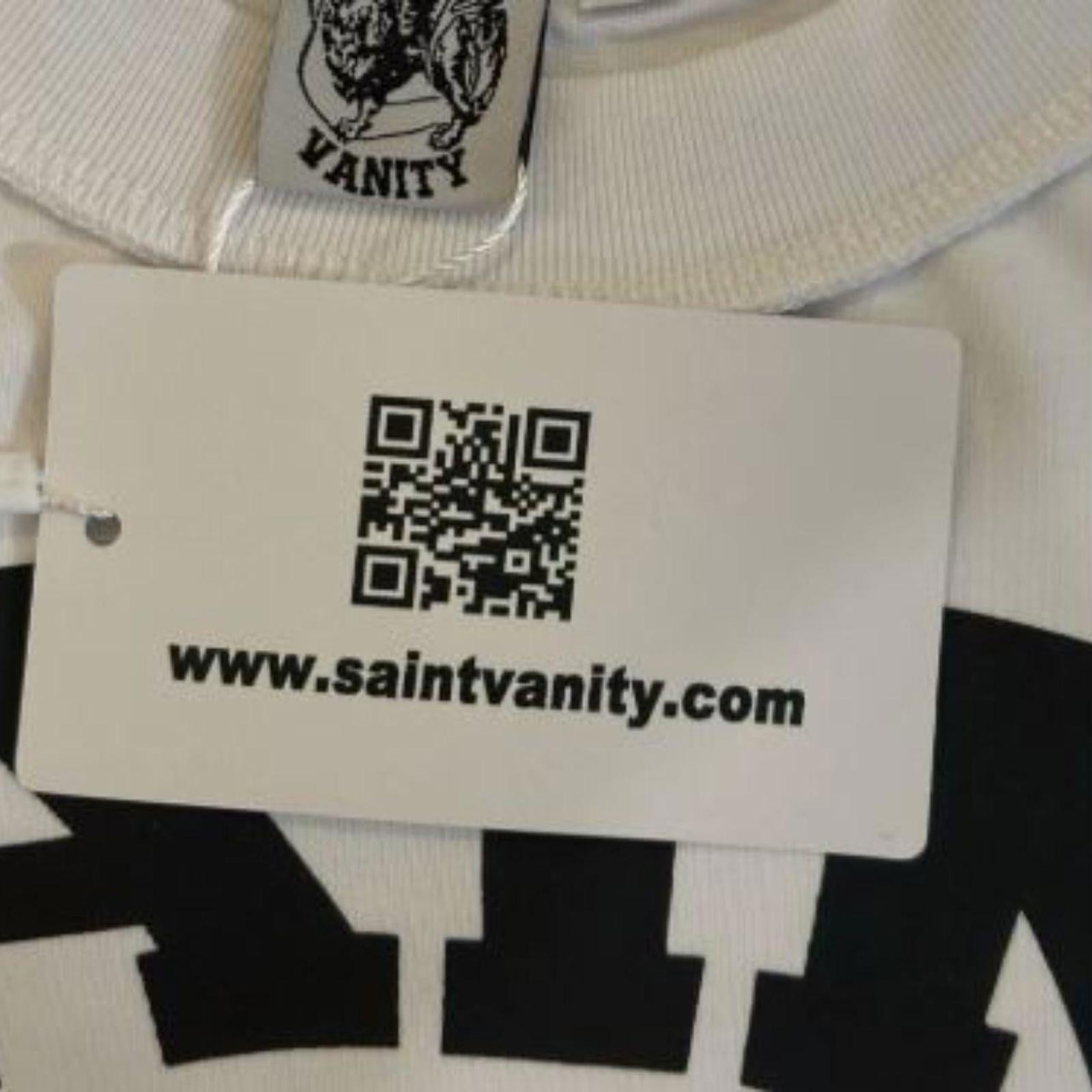 Saint Vanity White Graphic Tee – Small