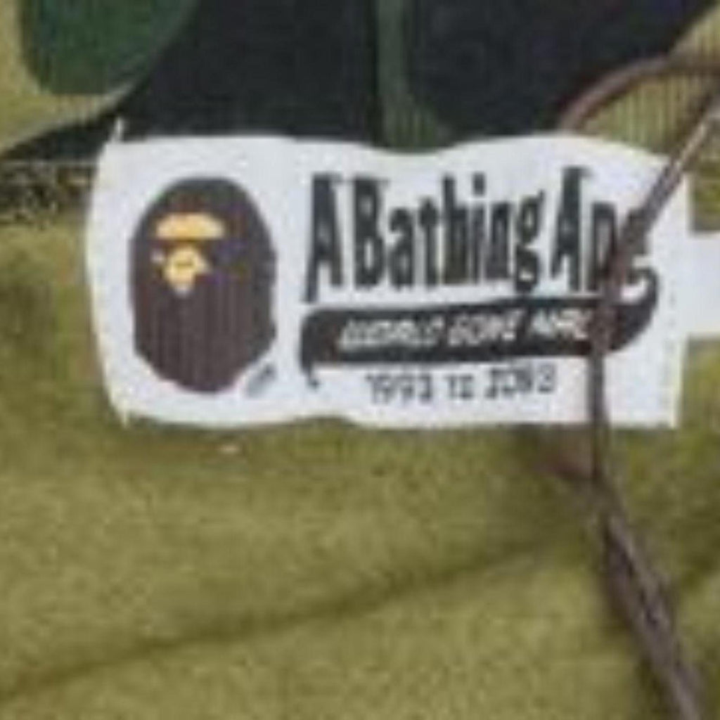 BAPE Green/Tan/Black Camo Full Zip Hoodie - XXL