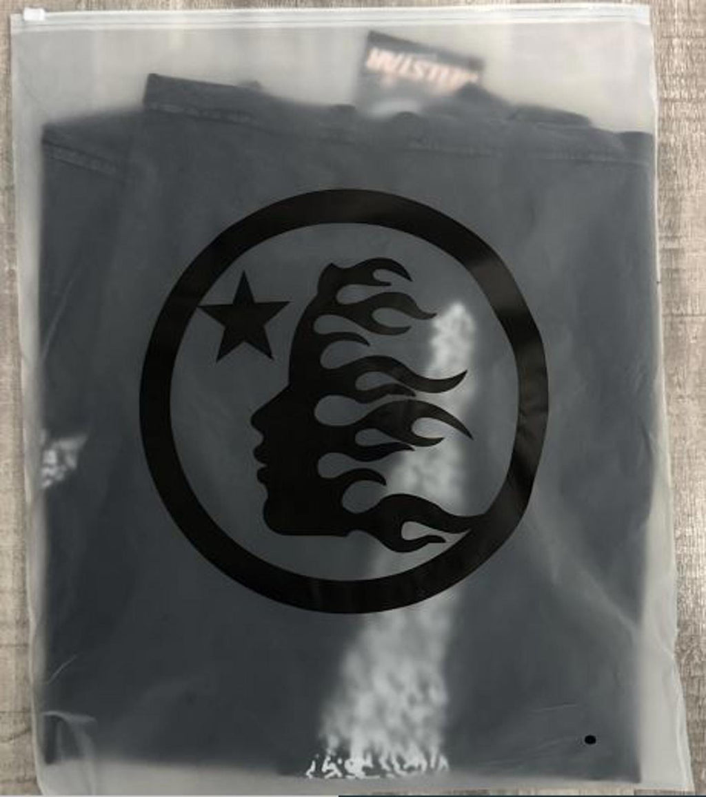 HellStar Black and White Jesus Graphic Tee - Large