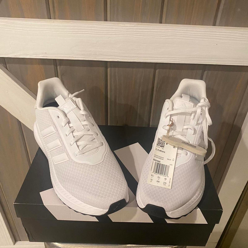 Adidas X_PLRPATH Cloudfoam Comfort Sneakers - Triple White - Size 10