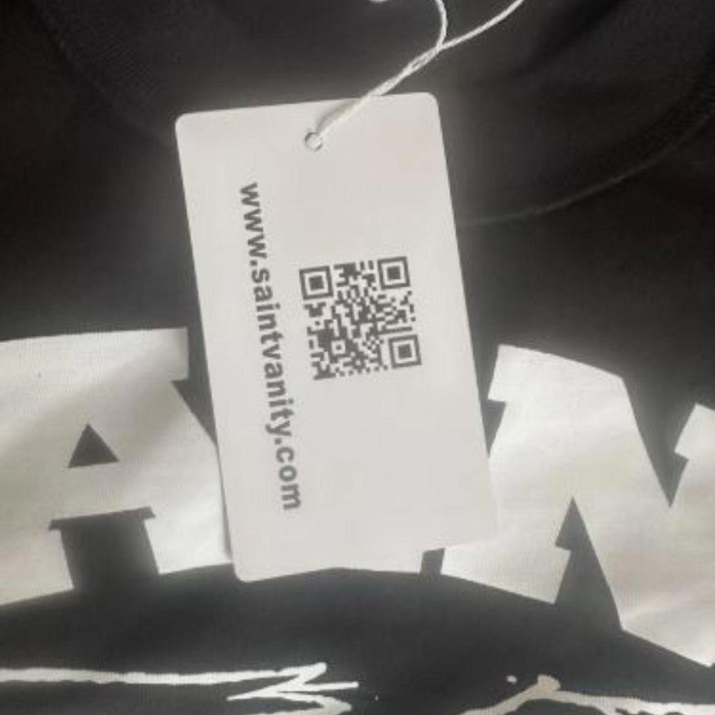 Saint Vanity Black Graphic Tee - Large