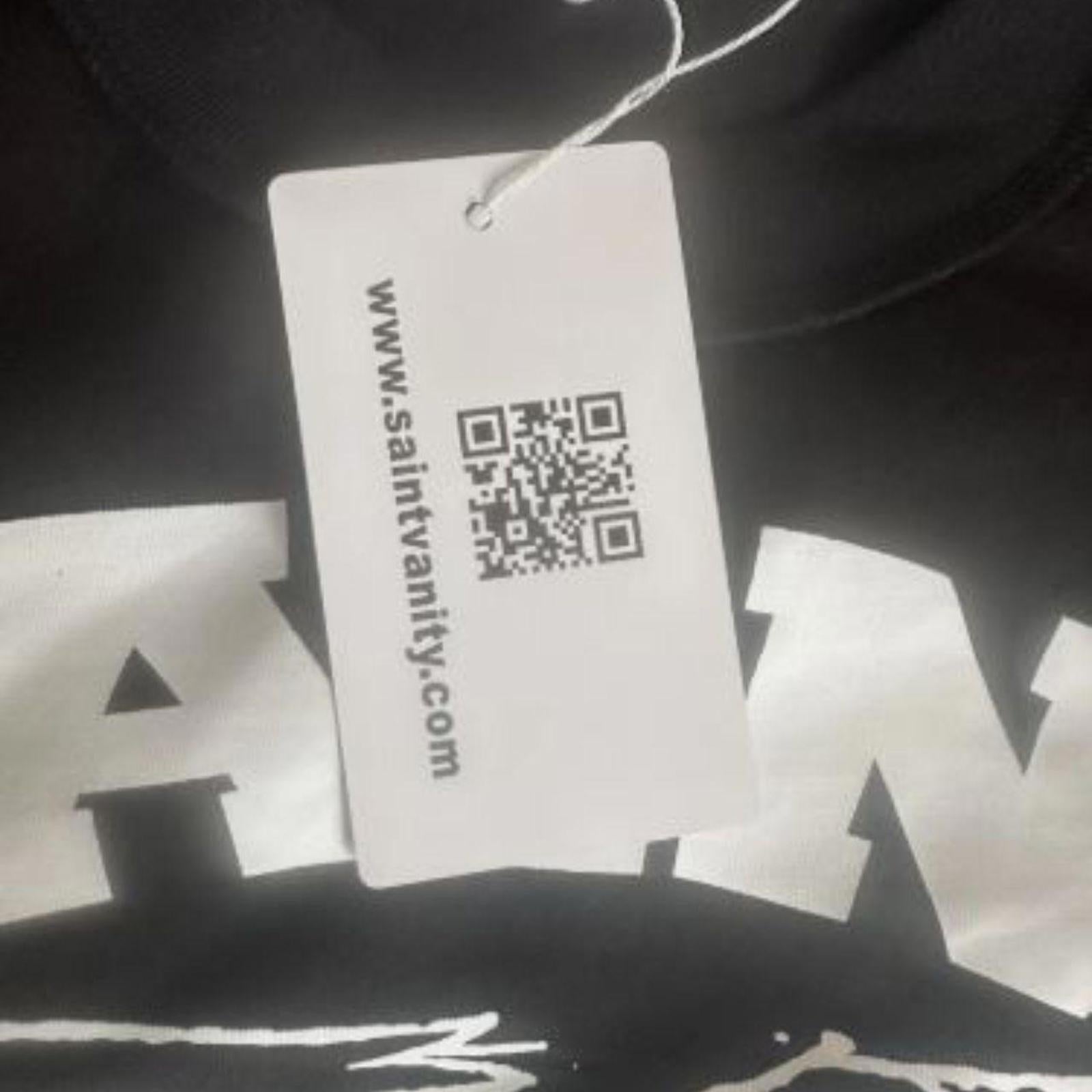 Saint Vanity Black Graphic Tee - Large