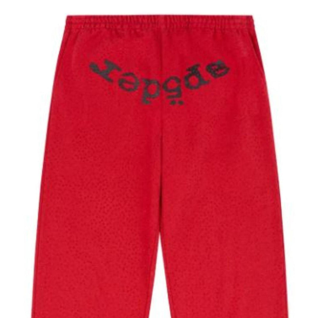 Sp5der Worldwide Red VVS Sweatpants – Size Large