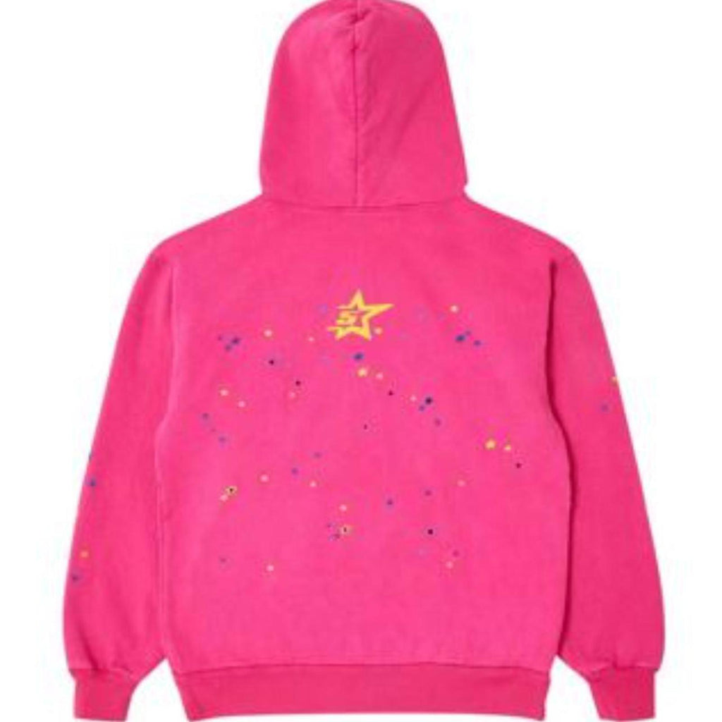 Sp5der “Web Logo” Hoodie – Pink - XL