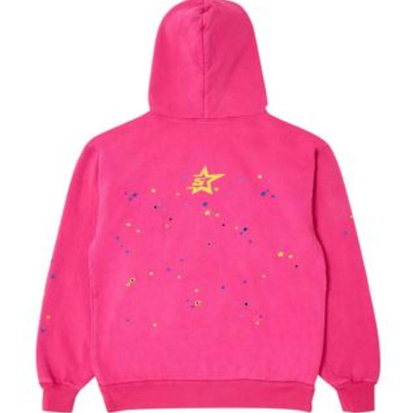 Sp5der “Web Logo” Hoodie – Pink - XL