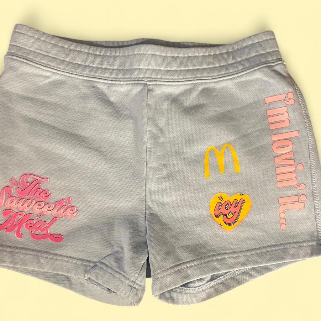 Icy McDonald's x The Saweetie & Tea Bundle-Size Med (1 Shirt, 2 Shorts, 1 Hood)
