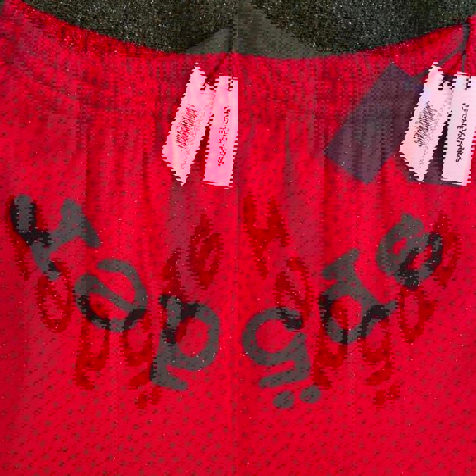 Sp5der Worldwide Red VVS Sweatpants – Size Large