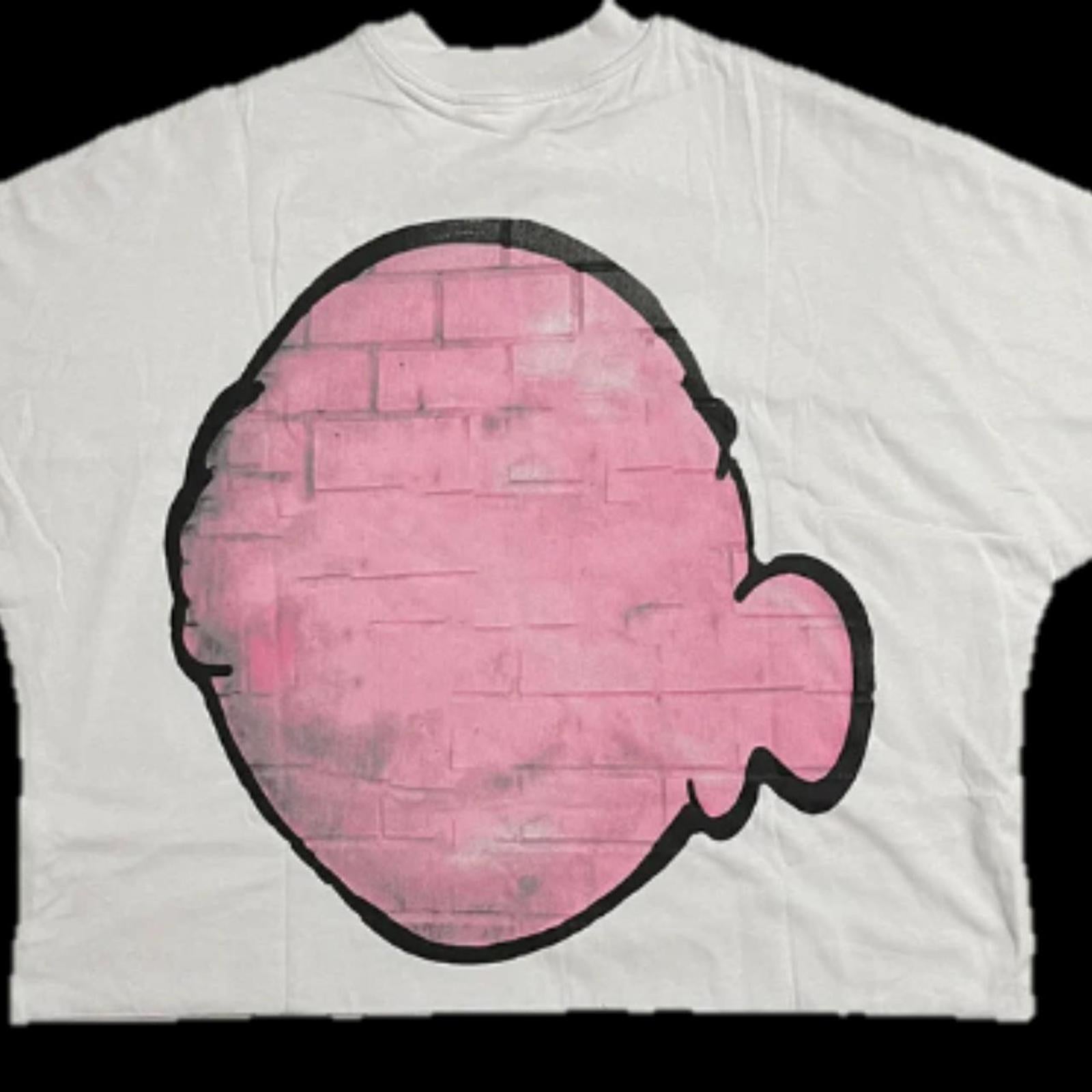 Billionaire Men's White and Multi Tshirt