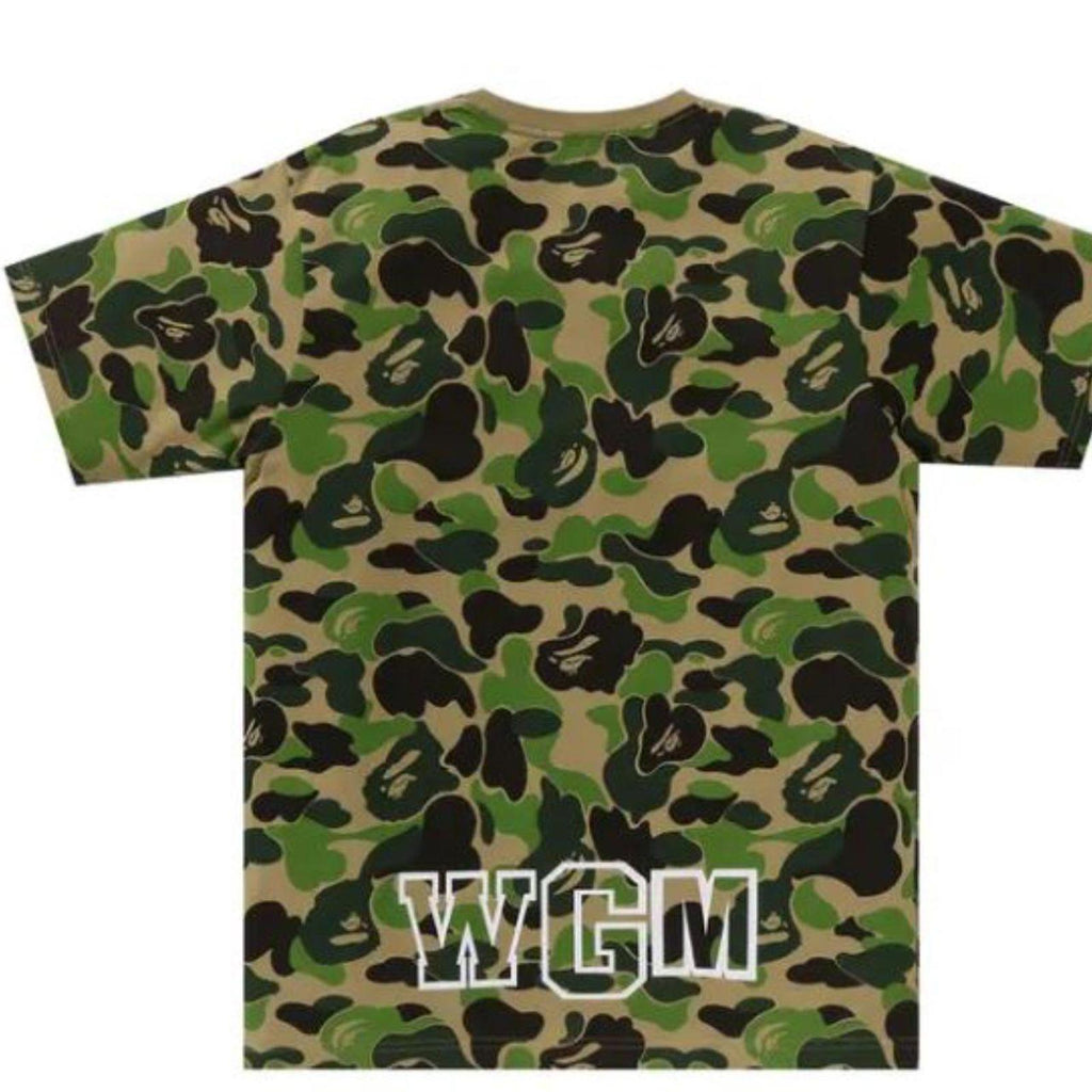 BAPE Green Camo Shark WGM Tee – Small