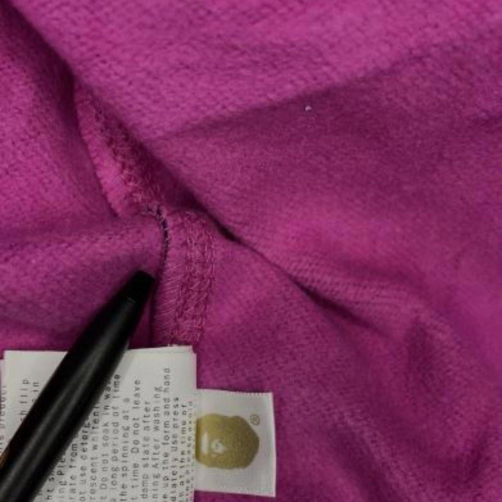 BAPE Purple Camo Shark Full Zip Hoodie – Size XXL