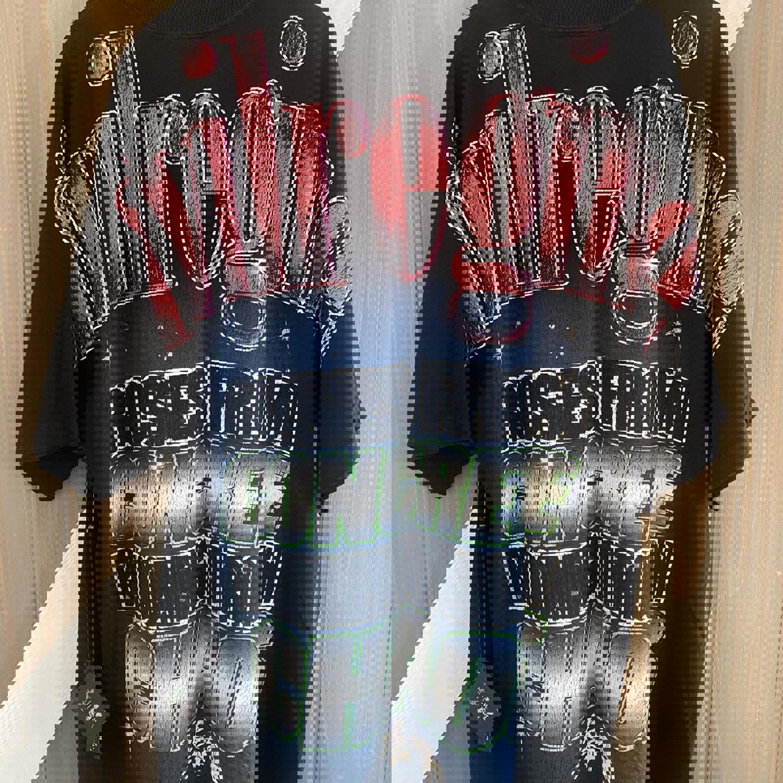 Civil Regime Multi-coloured Rick and Morty Collab Graphic Tee #RickAndMorty