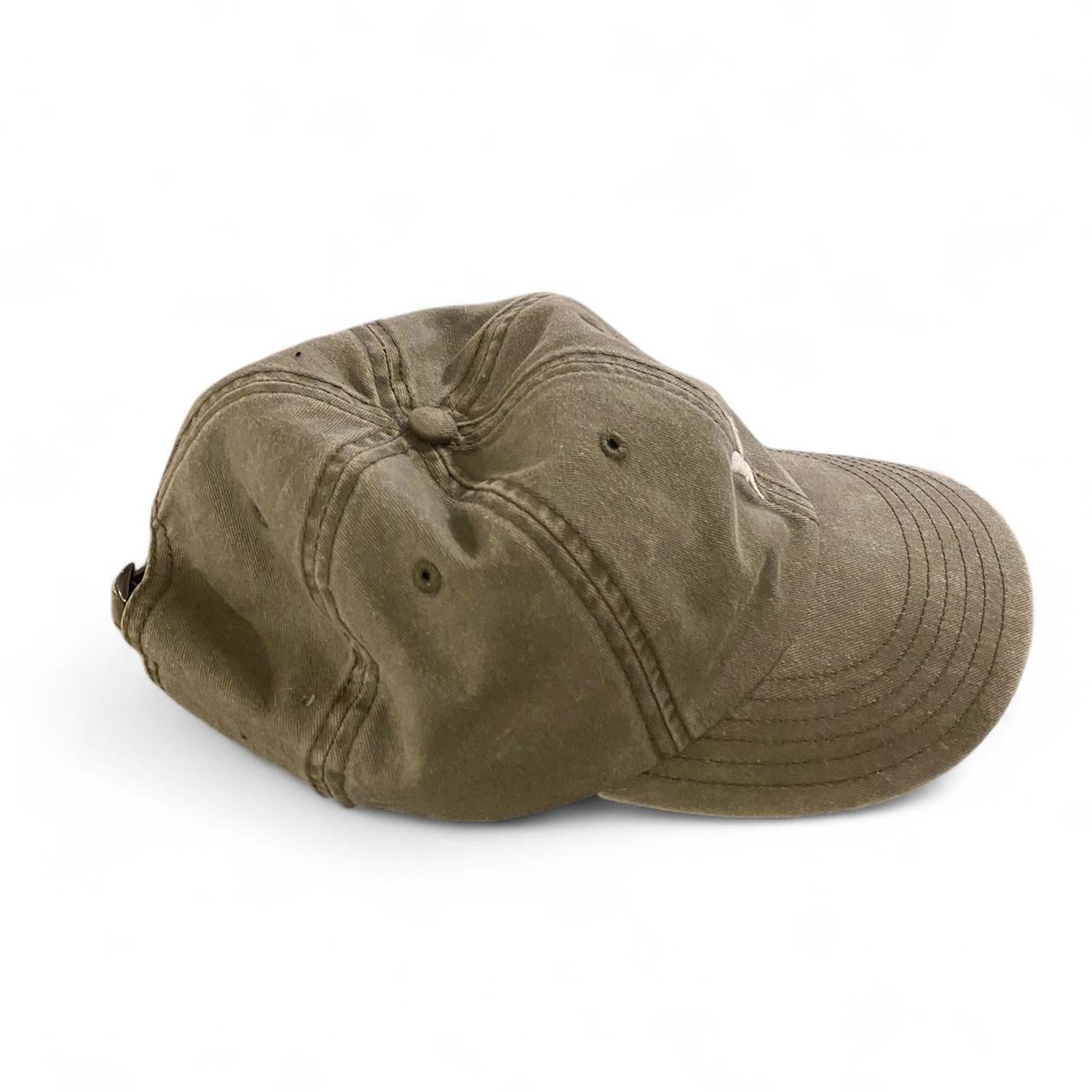 Brown-khaki American Eagle cap with embroidered logo #indie