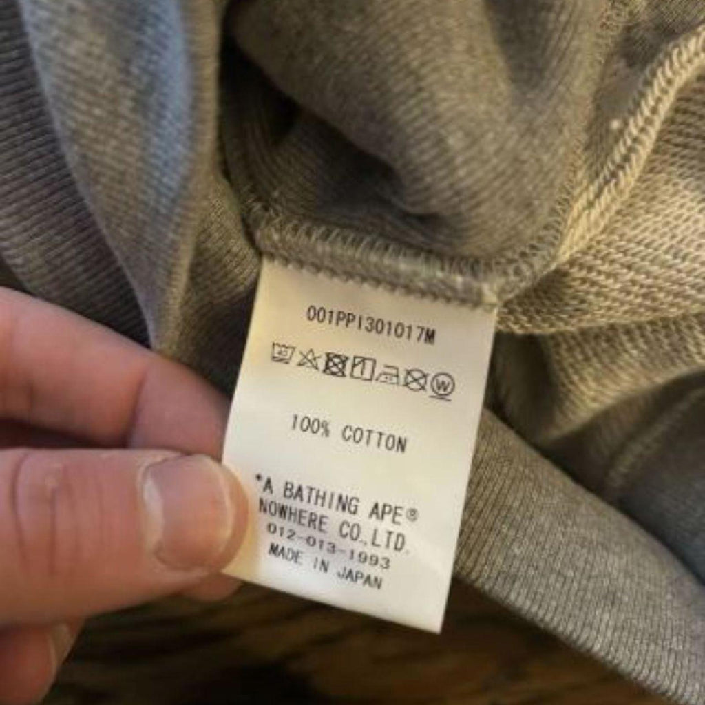 BAPE Grey Shark Full Zip Hoodie #streetwear