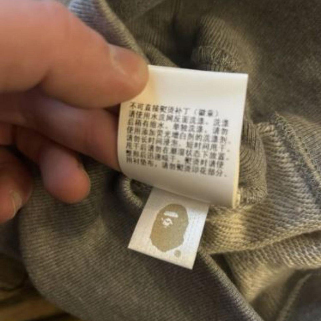 BAPE Grey Shark Full Zip Hoodie - XXL